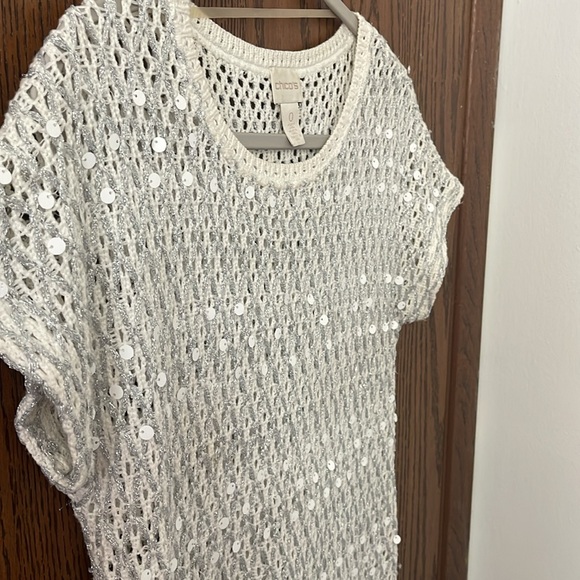 Chico’s sweater top, worn once. Like new! Size 0 - Picture 5 of 11